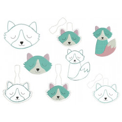 Stickserie mit ITH - "It's all about Herr Fuchs" Doodle & Füllstich